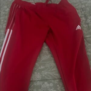 Adidas Red Joggers